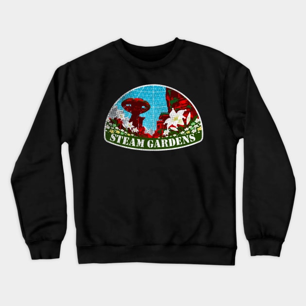 Steam Gardens Crewneck Sweatshirt by duckandbear